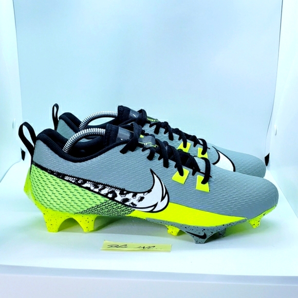 Nike Vapor Edge Speed 360 2 Football Cleats Grey Volt Men's SIZE 11 FB8446-303 - Picture 1 of 10